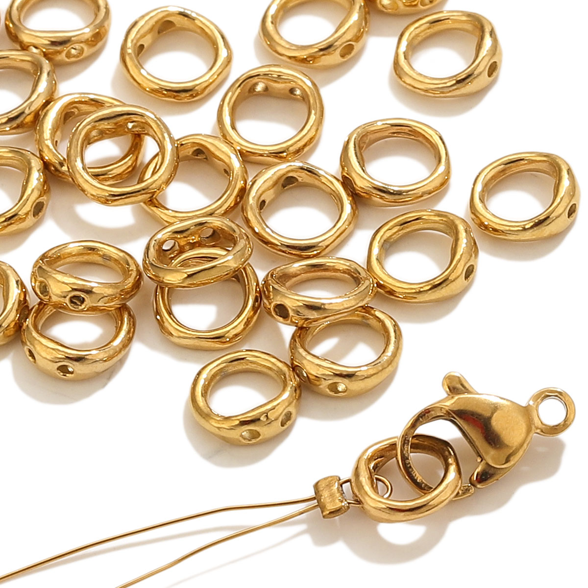 Jewelry Making With Beads - 20 Buah Kait Konektor Ujung Gesper