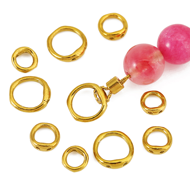 Jewelry Making Articles - 30pcs 5/6/8mm Perlengkapan Manik-Manik Baja Tahan