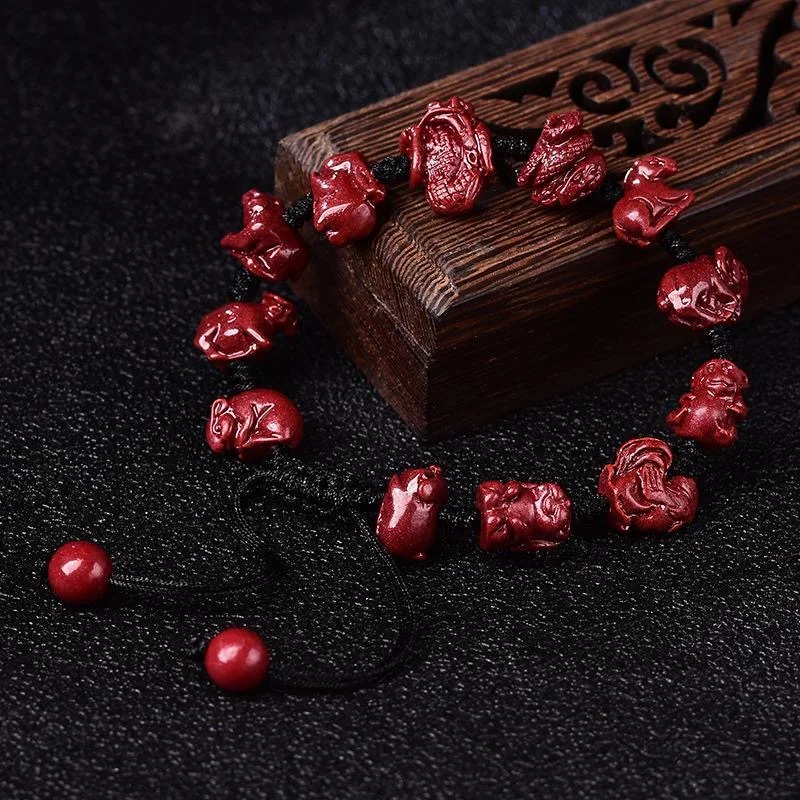 Making Custom Jewelry - Disesuaikan Merah Alami Organik Cinnabar Cina