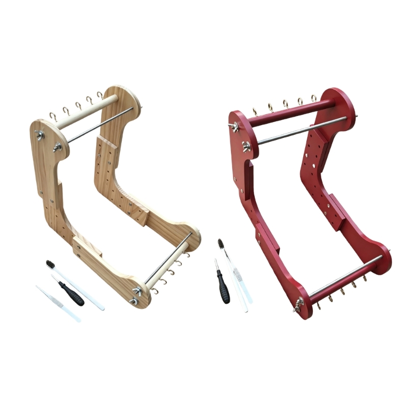 Jewelry Making Machine - Alat Tenun Manik Meja Bingkai Kayu