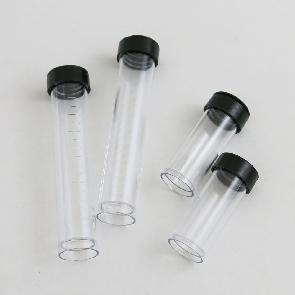 Crimp Bead Tube - 2 Buah Tabung Plastik Bening 10Ml