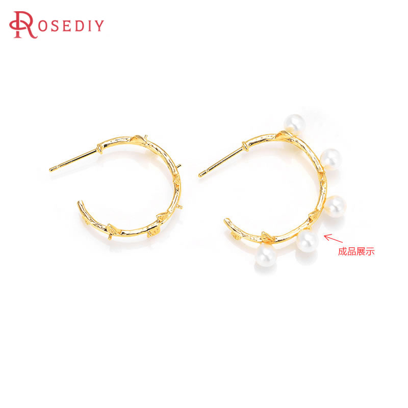 Jewelry Making Set - 6 buah 18K warna emas kuningan