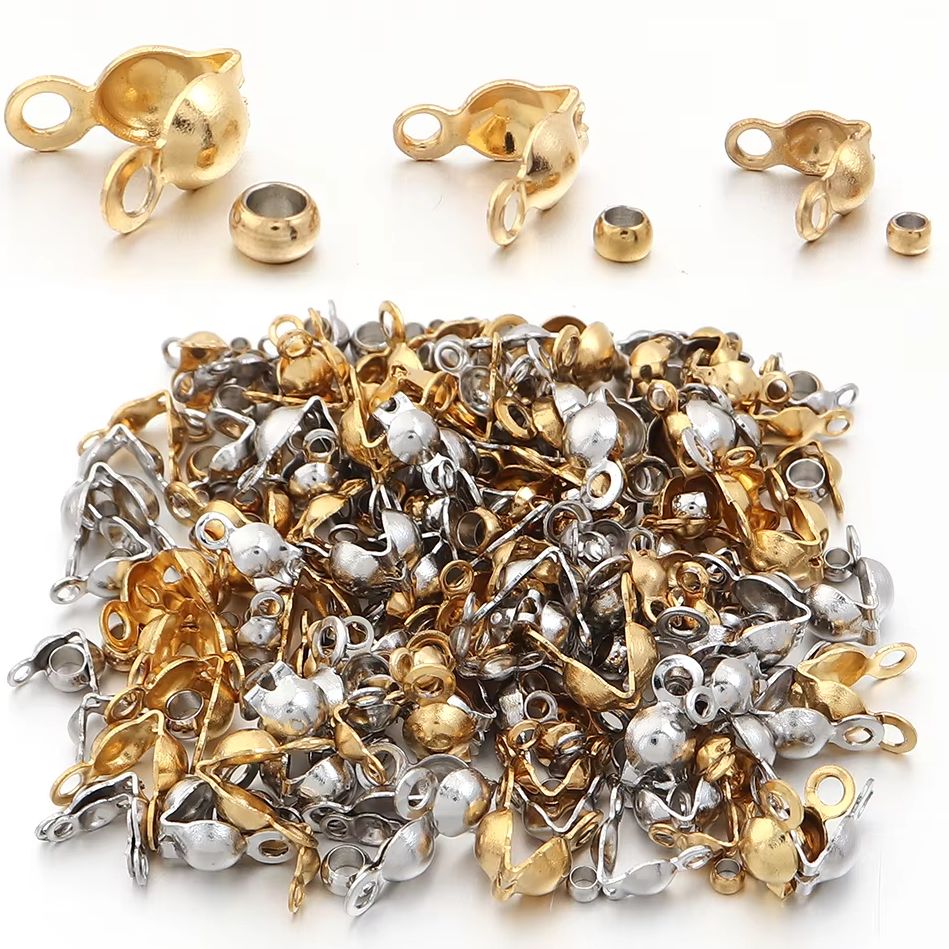 Jewelry Making With Beads - 40-200pcs Konektor Baja Tahan Karat, Penjepit,