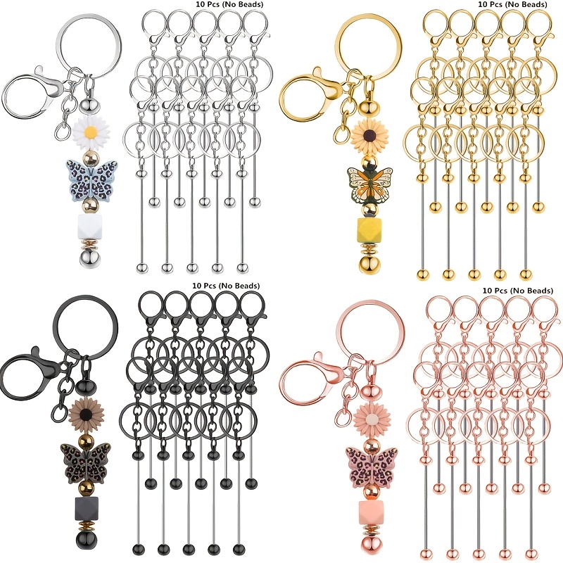 Jewelry Making Items - 10 Buah Kit Pembuatan Gantungan Kunci