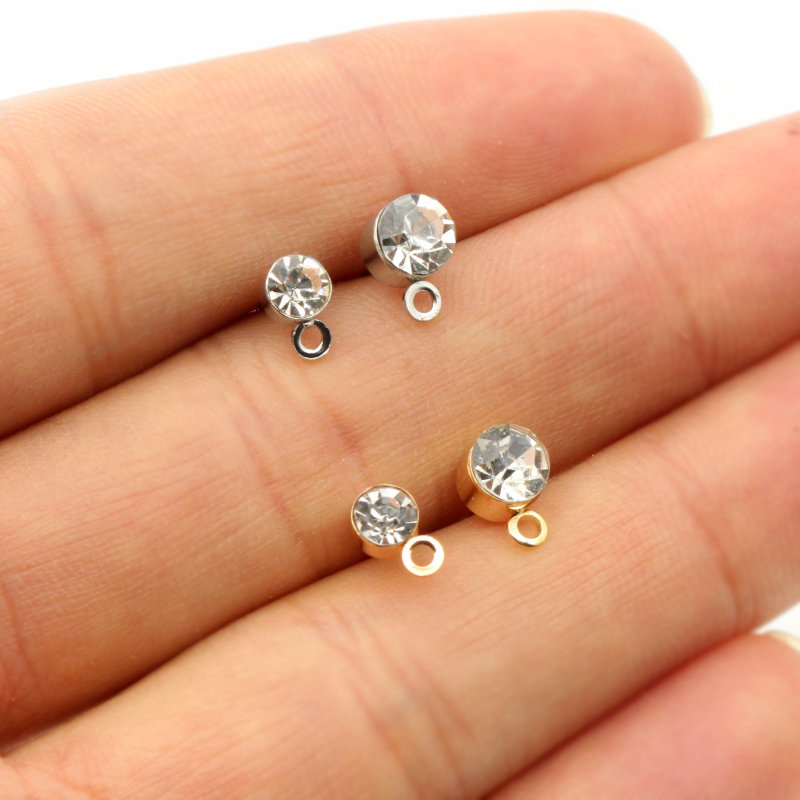 Jewelry Making Set - 50 Buah Pin Anting Kancing dengan