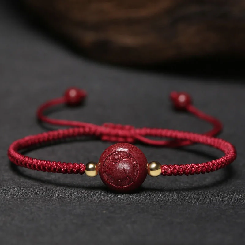 Making Custom Jewelry - Gelang DIY Zodiak Cina Cinnabar Kustom