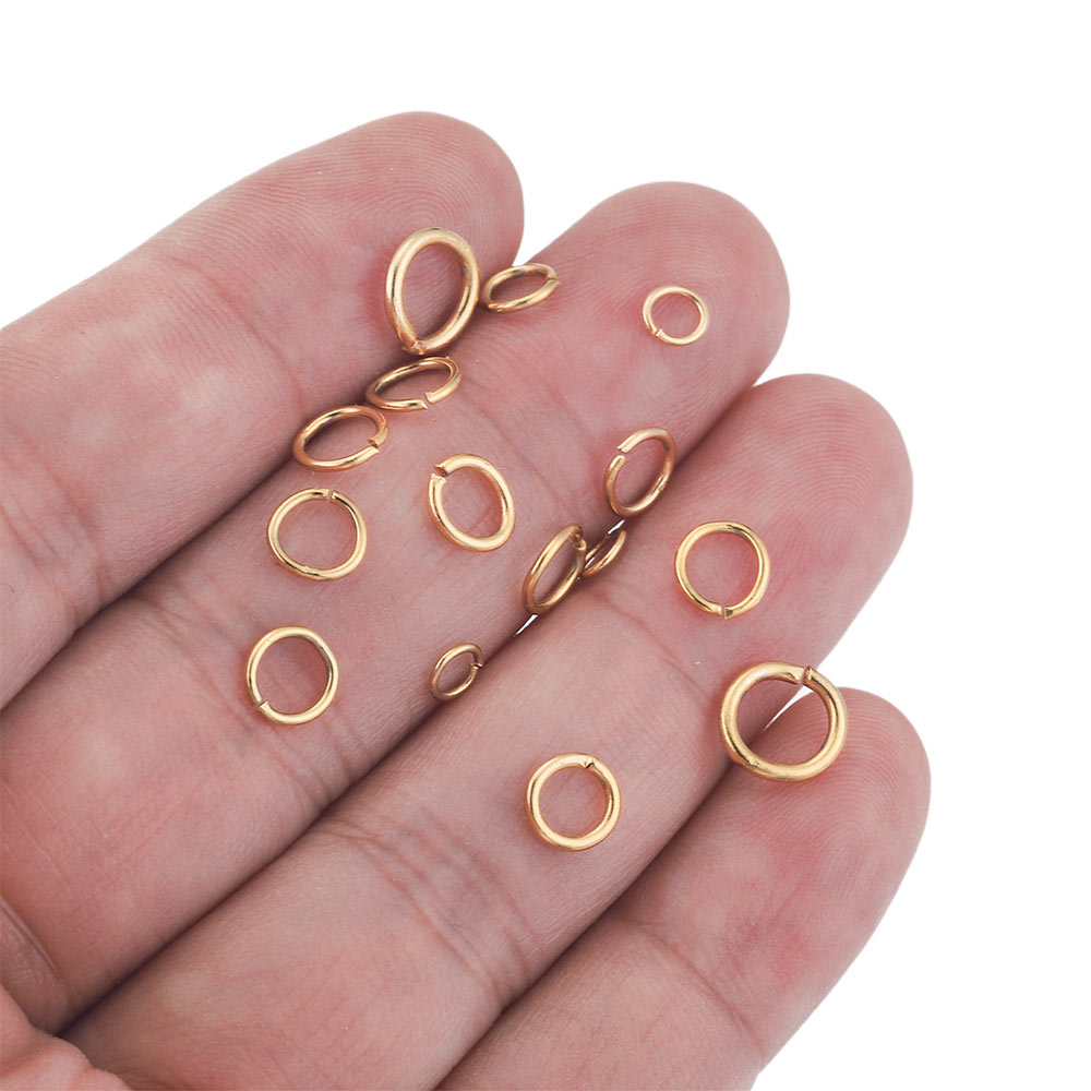 100 Buah Lot 4 6 8 10Mm Cincin - Jewelry Making Items ulasan dan harga