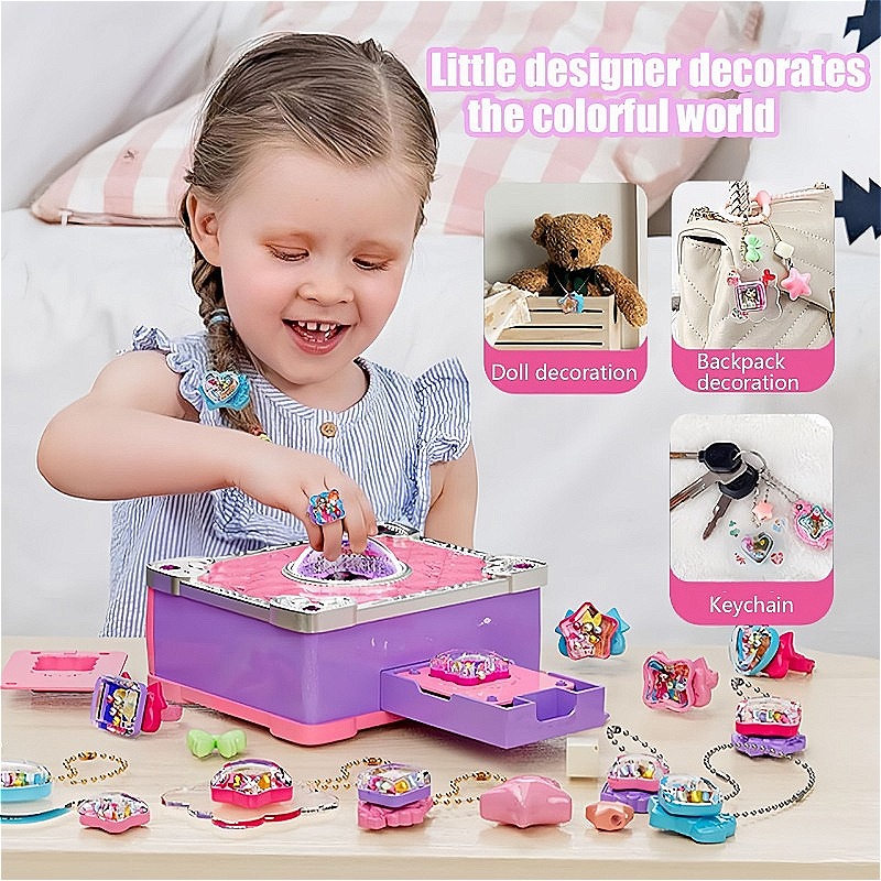 Kit Pembuat Stiker 3D DIY Mesi - Jewelry Making Machine ulasan dan harga