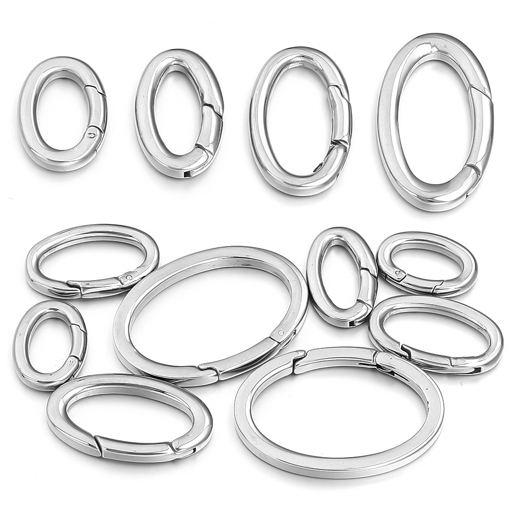 1 Buah Gesper Pegas Baja Tahan - Jewelry Making Rings ulasan dan harga