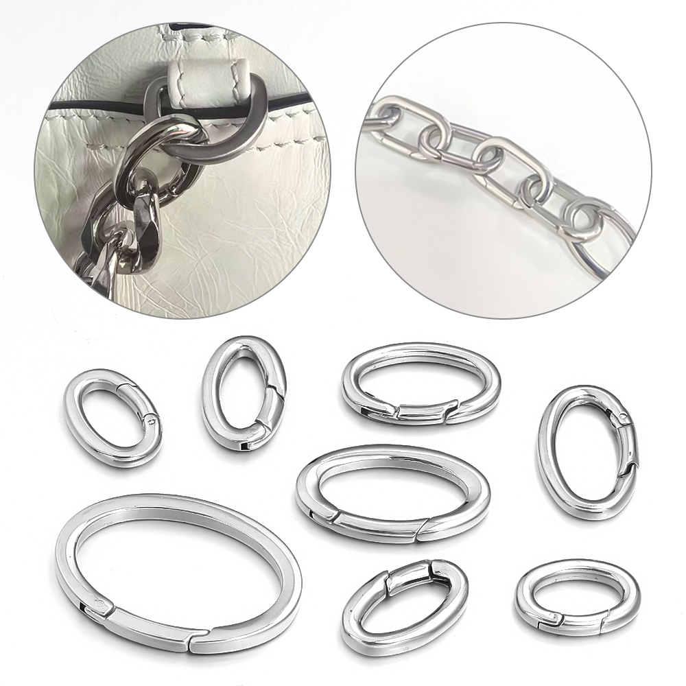 1 Buah Gesper Pegas Baja Tahan - Jewelry Making Rings ulasan dan harga