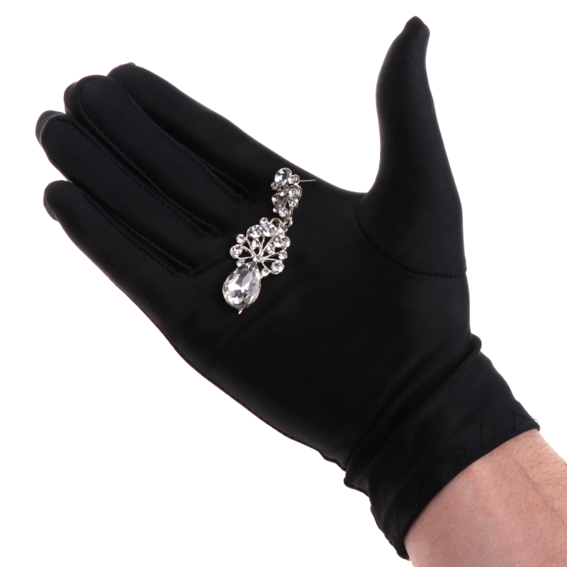 JAVRICK 1 Pasang Inspeksi Hita - Jewelry Making Gloves ulasan dan harga