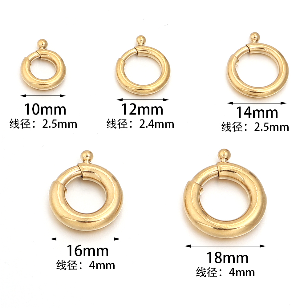2pcs Gesper Pegas Baja Tahan K - Jewelry Making Rings ulasan dan harga