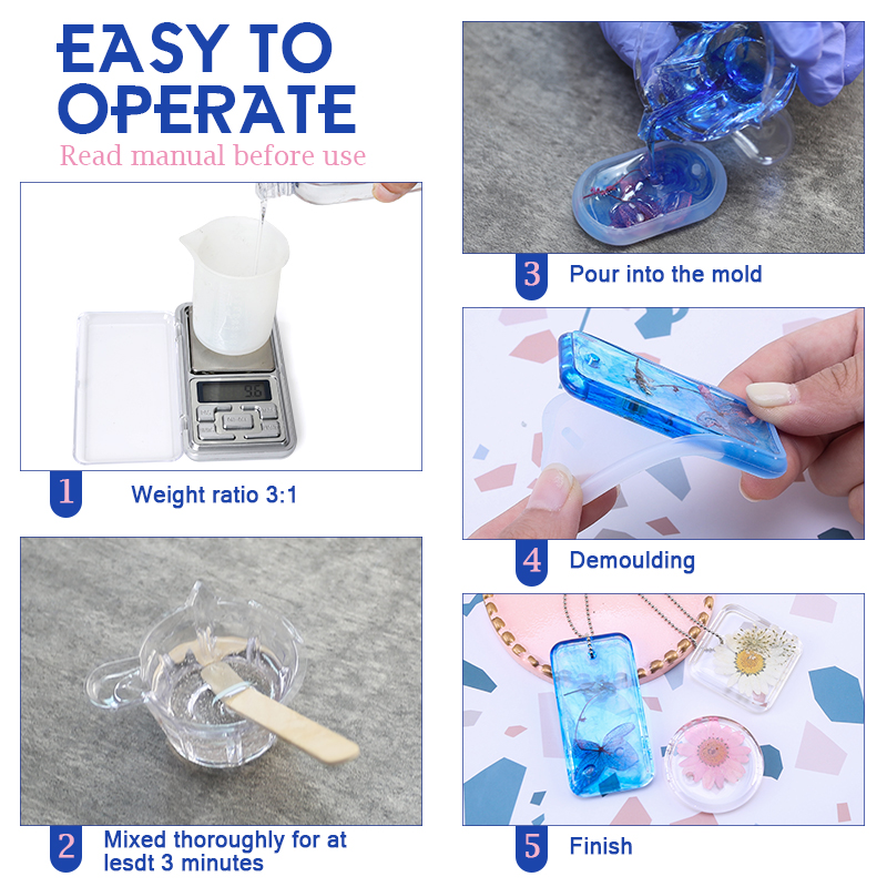 Kit Epoxy Resin kristal bening - Jewelry Making Gloves ulasan dan harga
