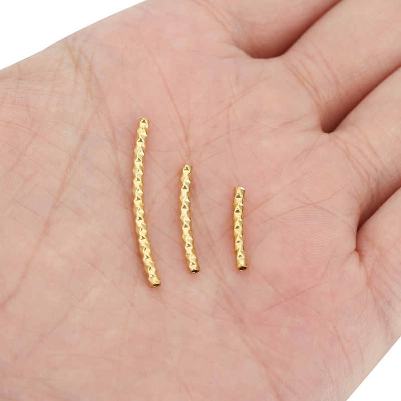 10 Buah Manik-manik Spacer Mel - Crimp Bead Tube ulasan dan harga
