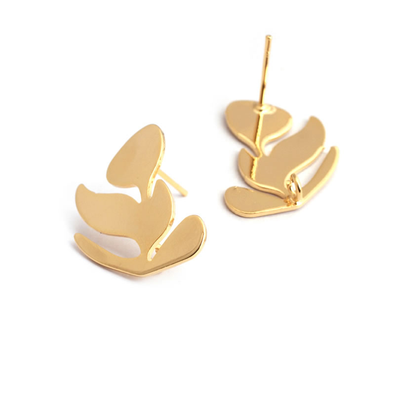 18K warna emas kuningan daun t - Jewelry Making Set ulasan dan harga
