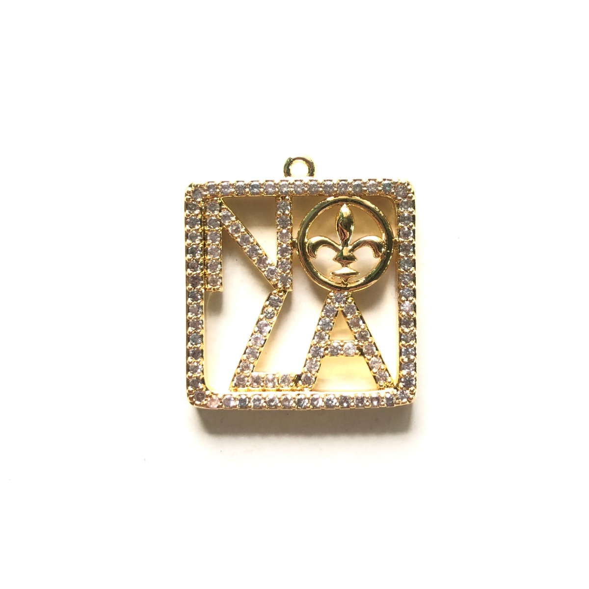 5 Buah Zirkonia Pave NOLA Fleu - Jewelry Making New Orleans ulasan dan harga