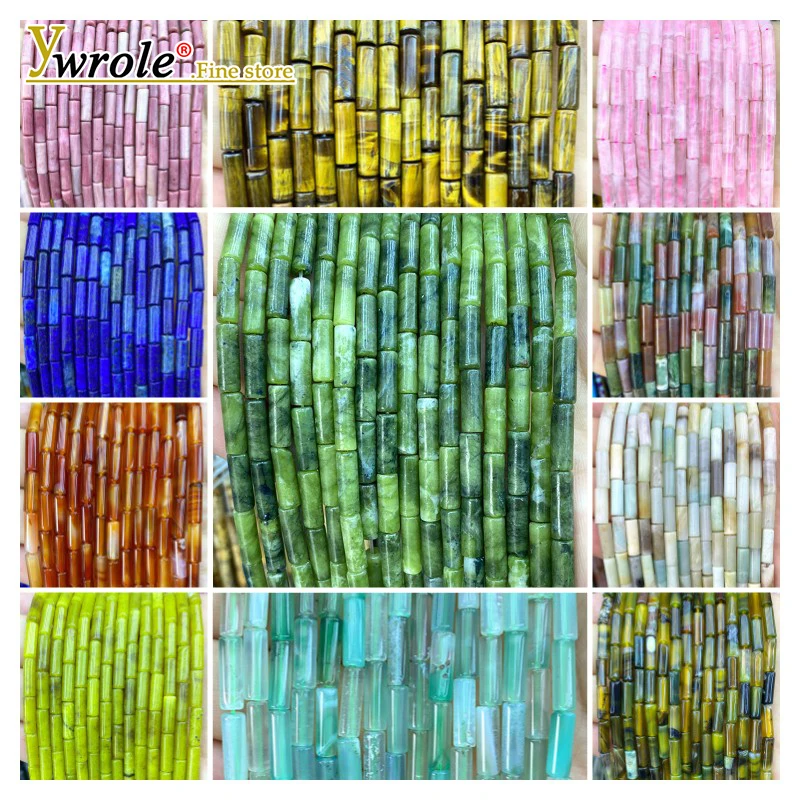 4x13mm tabung batu alam giok T - Crimp Bead Tube ulasan dan harga