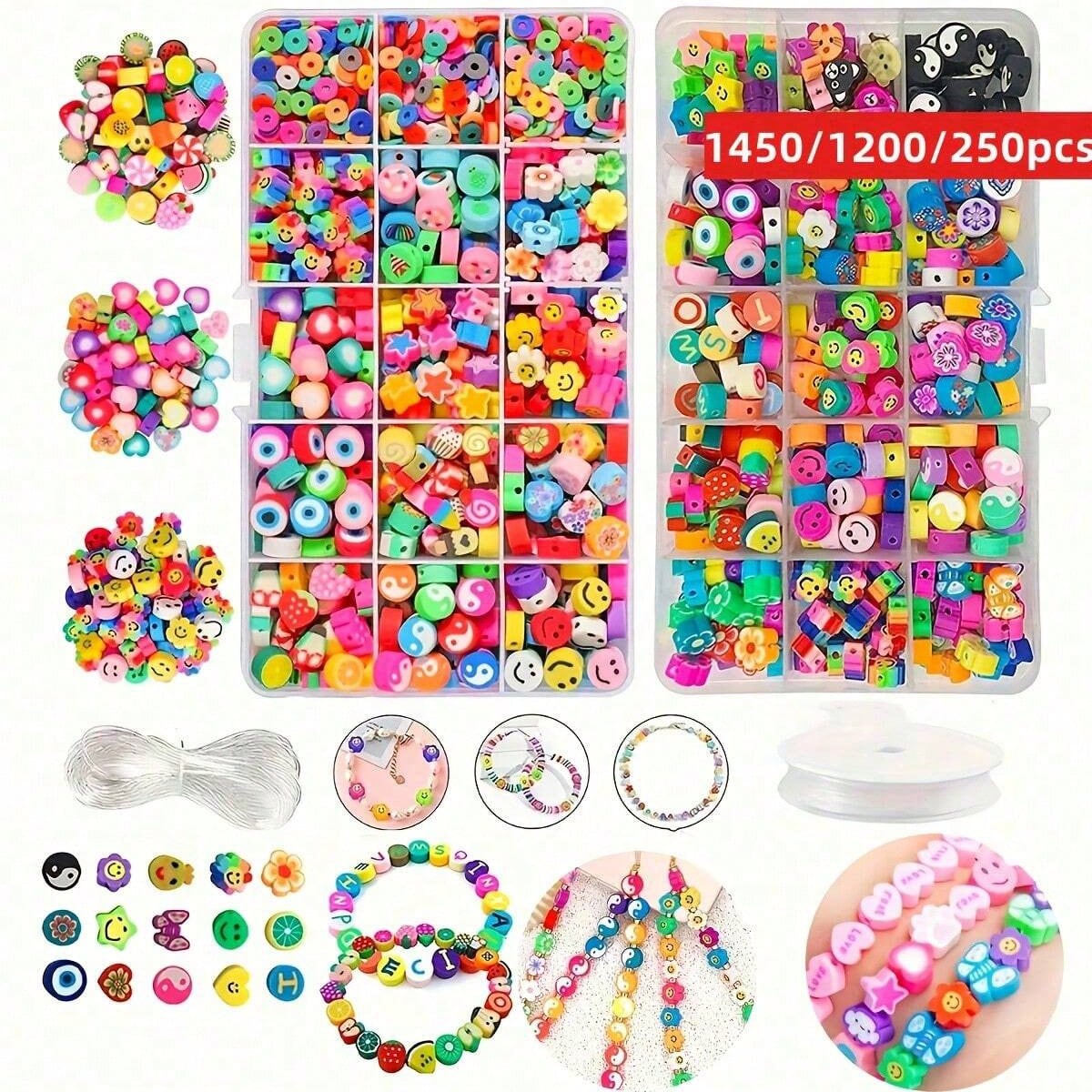 1450/1200/250pcs Set Manik-man - Jewelry Making Set ulasan dan harga