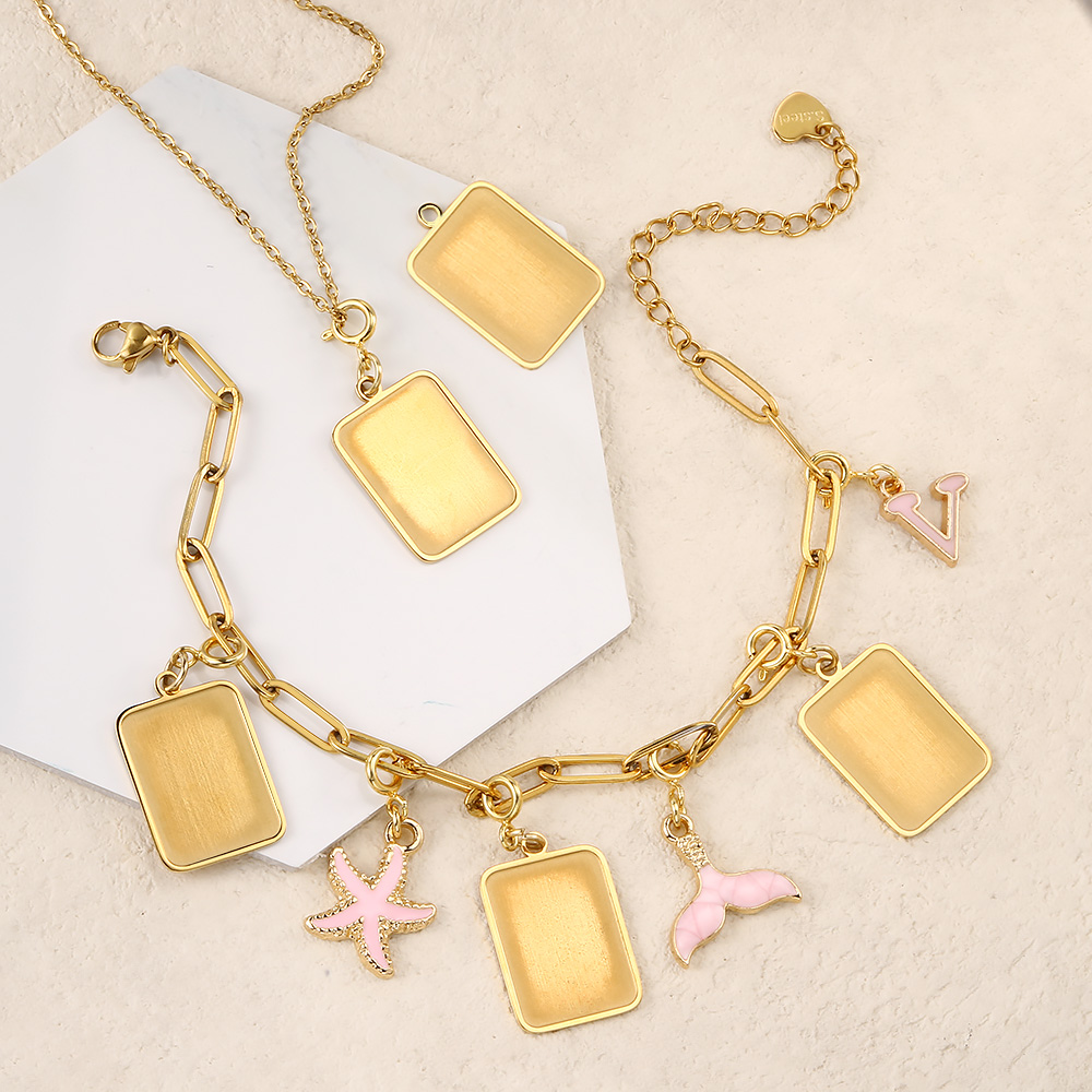 Kalung Liontin Bendera Huruf F - Making Custom Jewelry ulasan dan harga