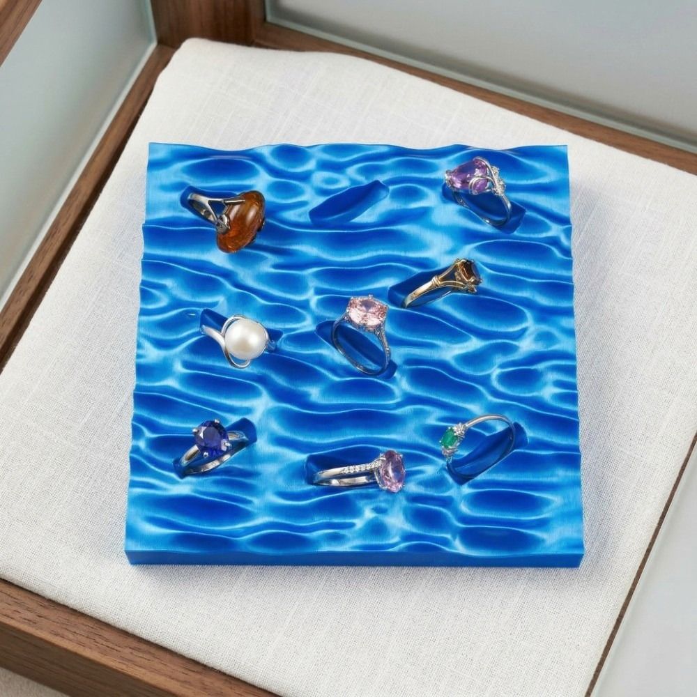 Piring Pajangan Cincin Motif G - Jewelry Making Desk ulasan dan harga