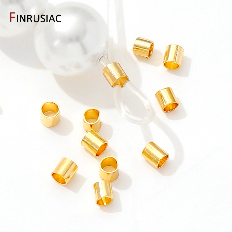 18K manik-manik ujung kerut ta - Crimp Bead Tube ulasan dan harga