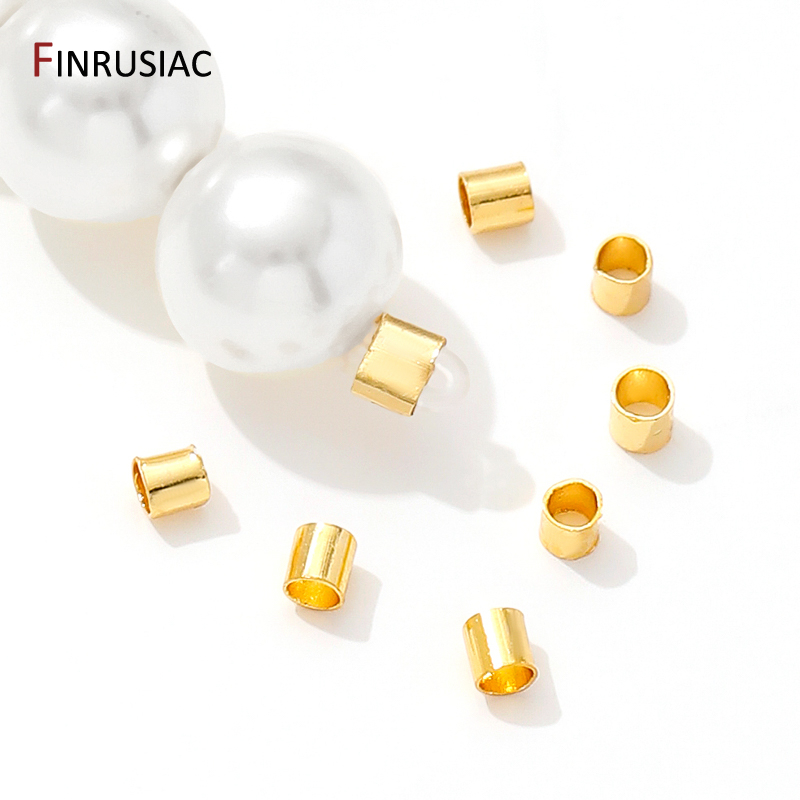 18K manik-manik ujung kerut ta - Crimp Bead Tube ulasan dan harga