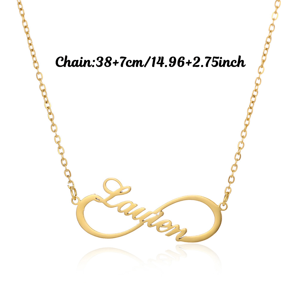 Kalung Infinity Nama Kustom Wa - Making Custom Jewelry ulasan dan harga