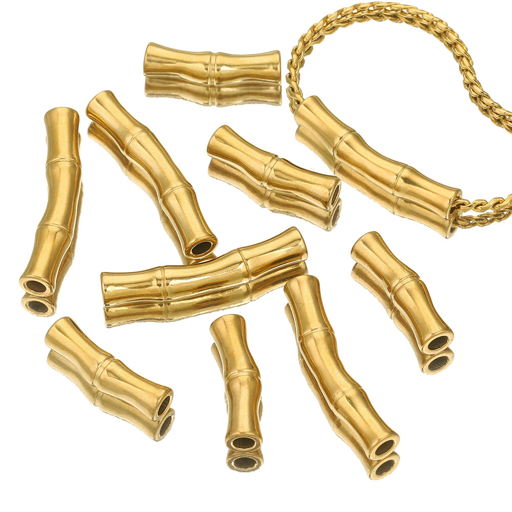 5 buah konektor baja tahan kar - Crimp Bead Tube ulasan dan harga