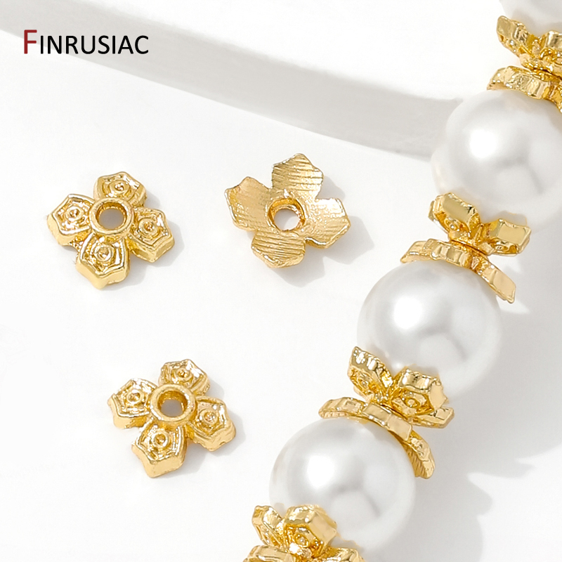 Penutup Manik-manik Bulat Berl - Jewelry Making Items ulasan dan harga