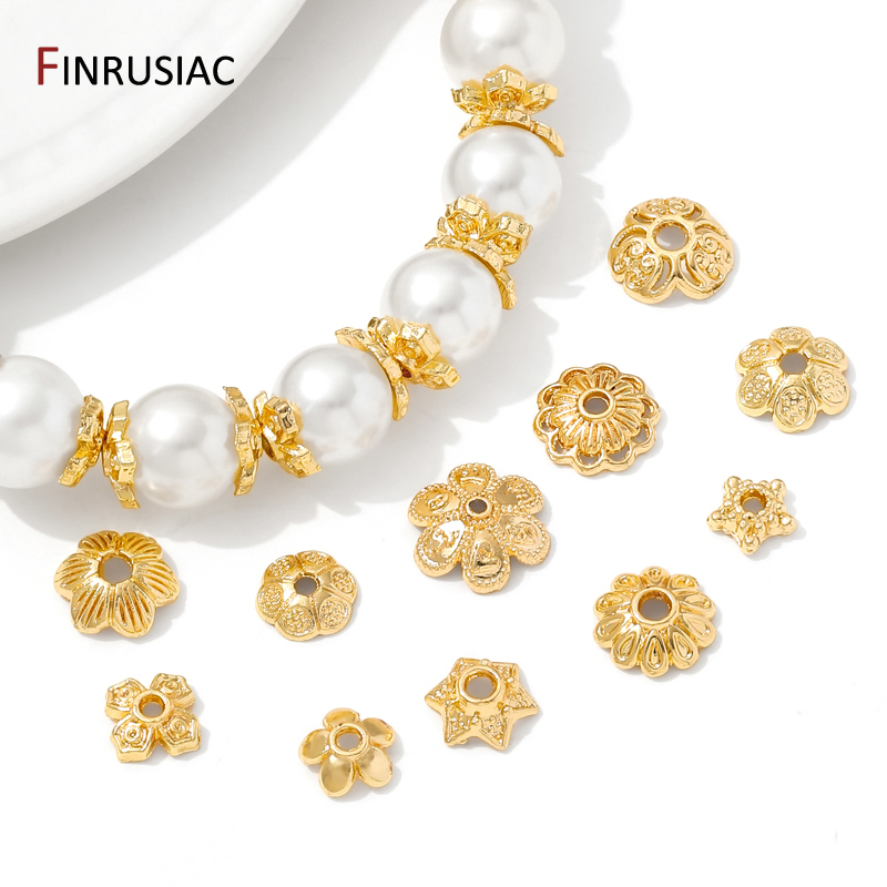 Penutup Manik-manik Bulat Berl - Jewelry Making Items ulasan dan harga