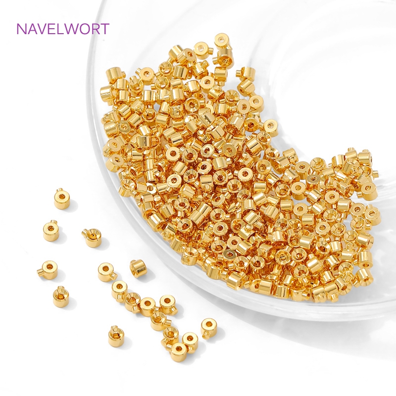 Manik-manik Ujung Crimp Bulat  - Jewelry Making Items ulasan dan harga