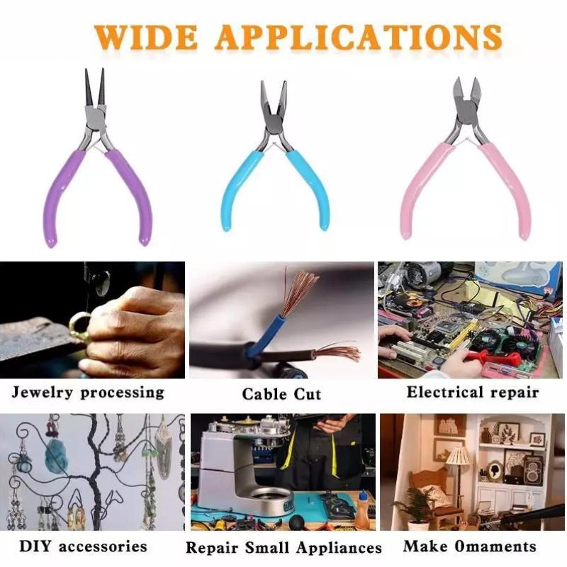 【L】1/3PCS Set Tang Pembuat Per - Jewelry Making Pliers Set ulasan dan harga