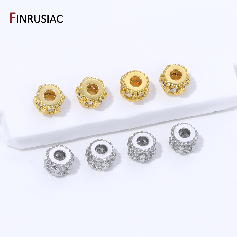 Manik Spacer Bulat Berlapis Em - Jewelry Making Items ulasan dan harga
