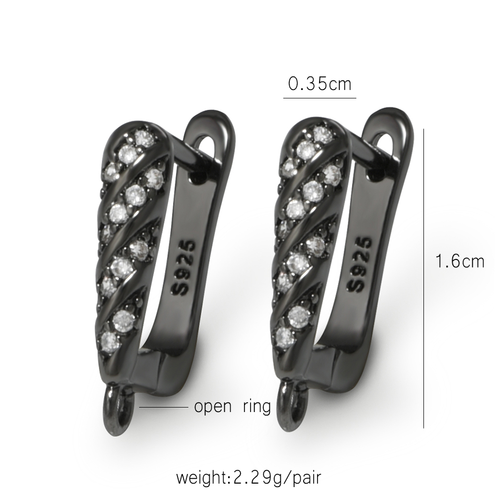 YANASI 1 Pasang Kait Anting Ku - Jewelry Making Articles ulasan dan harga