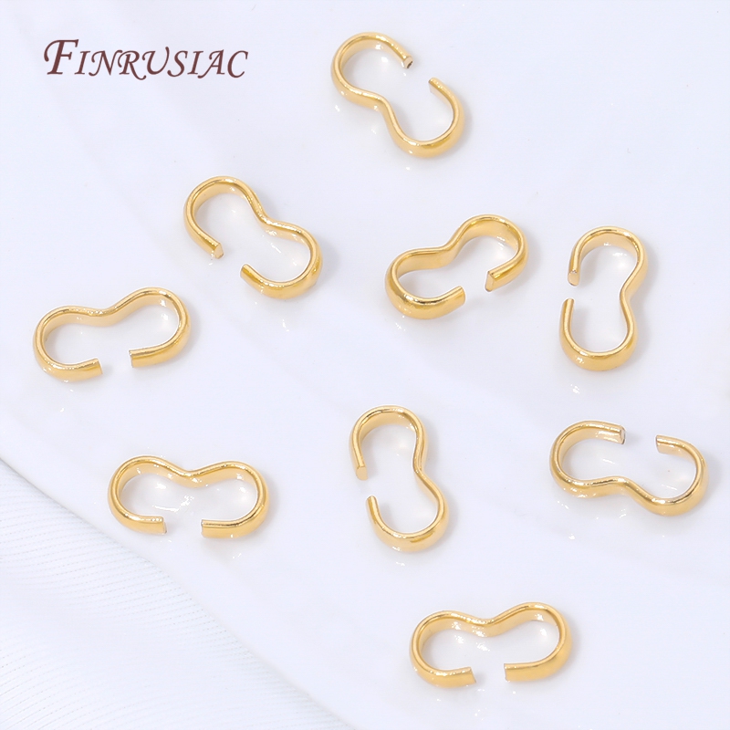 Kancing Pengait S Terbuka Berl - Jewelry Making Rings ulasan dan harga