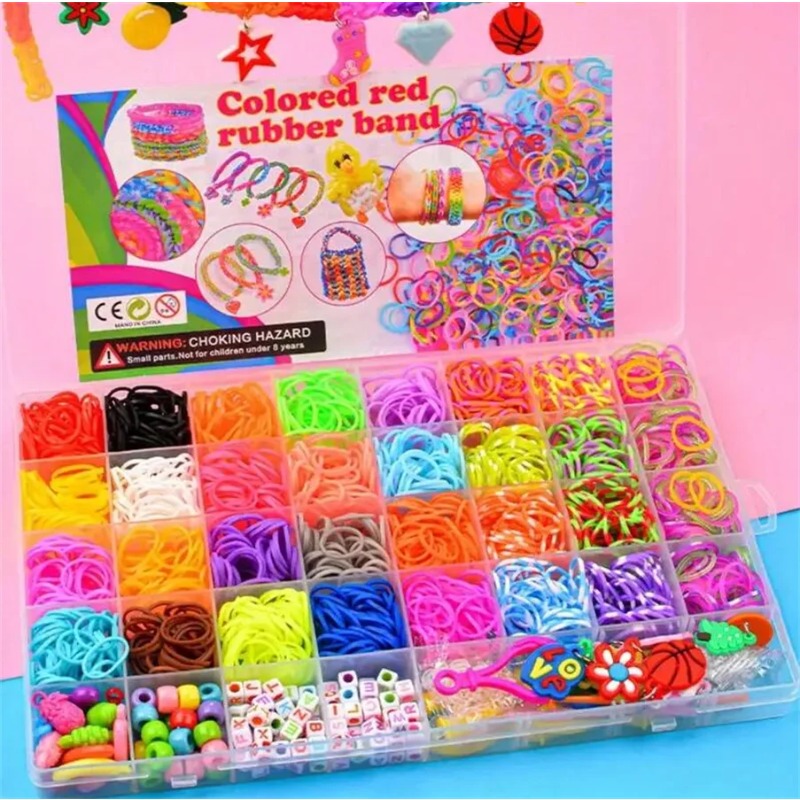 4300+ pcs 32 Warna Karet Gelan - Jewelry Making Course ulasan dan harga