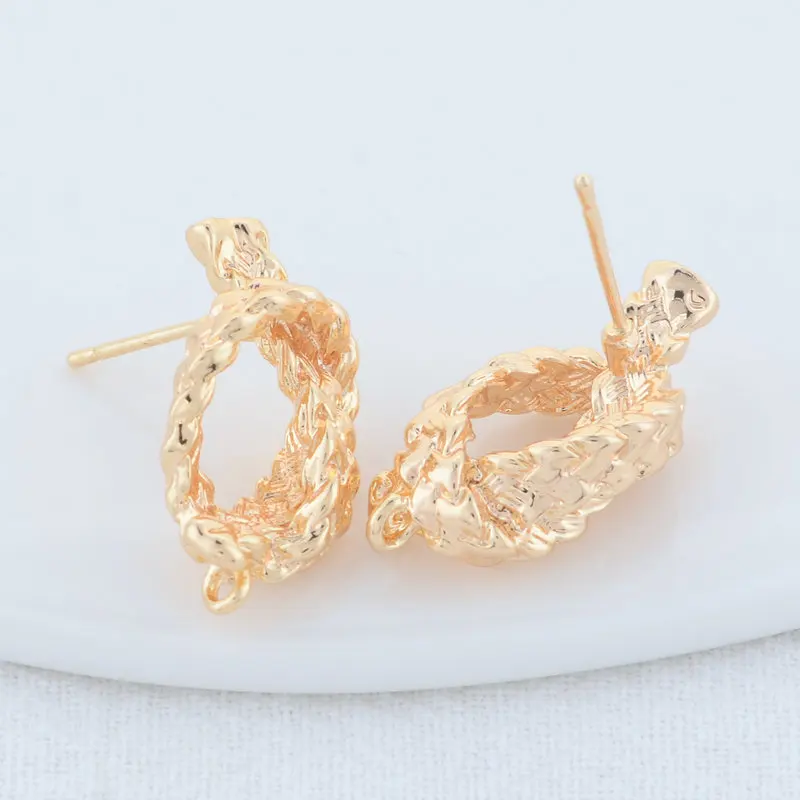 12.5*23MM 14K Warna Emas Kunin - Jewelry Making Set ulasan dan harga