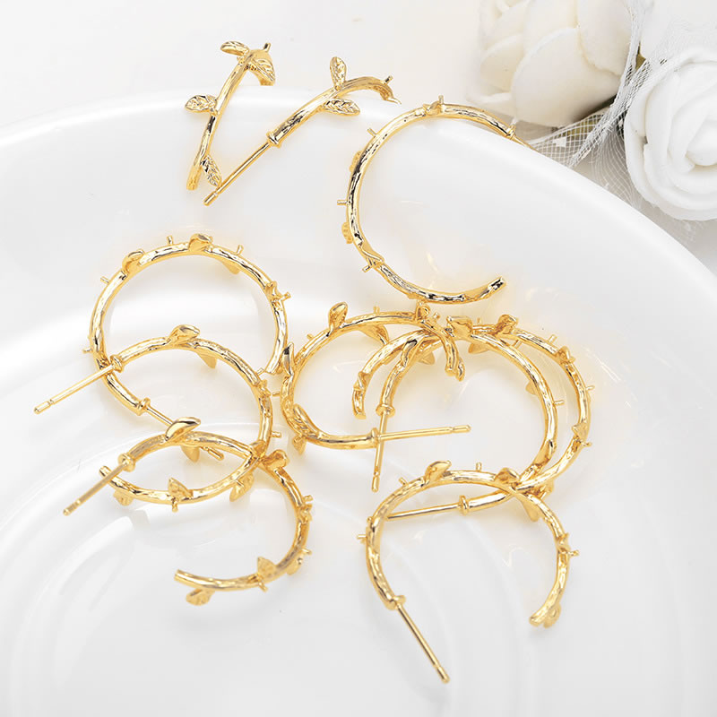 6 buah 18K warna emas kuningan - Jewelry Making Set ulasan dan harga