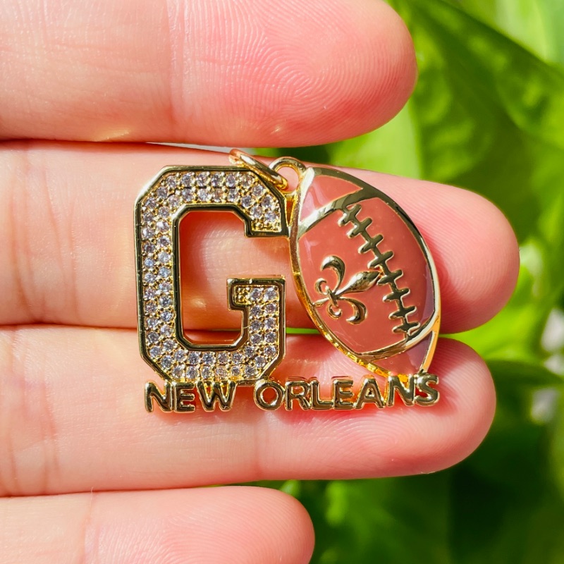 5 Buah Micro Pave GO NEW ORLEA - Jewelry Making New Orleans ulasan dan harga