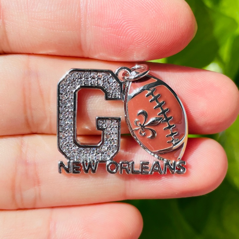 5 Buah Micro Pave GO NEW ORLEA - Jewelry Making New Orleans ulasan dan harga
