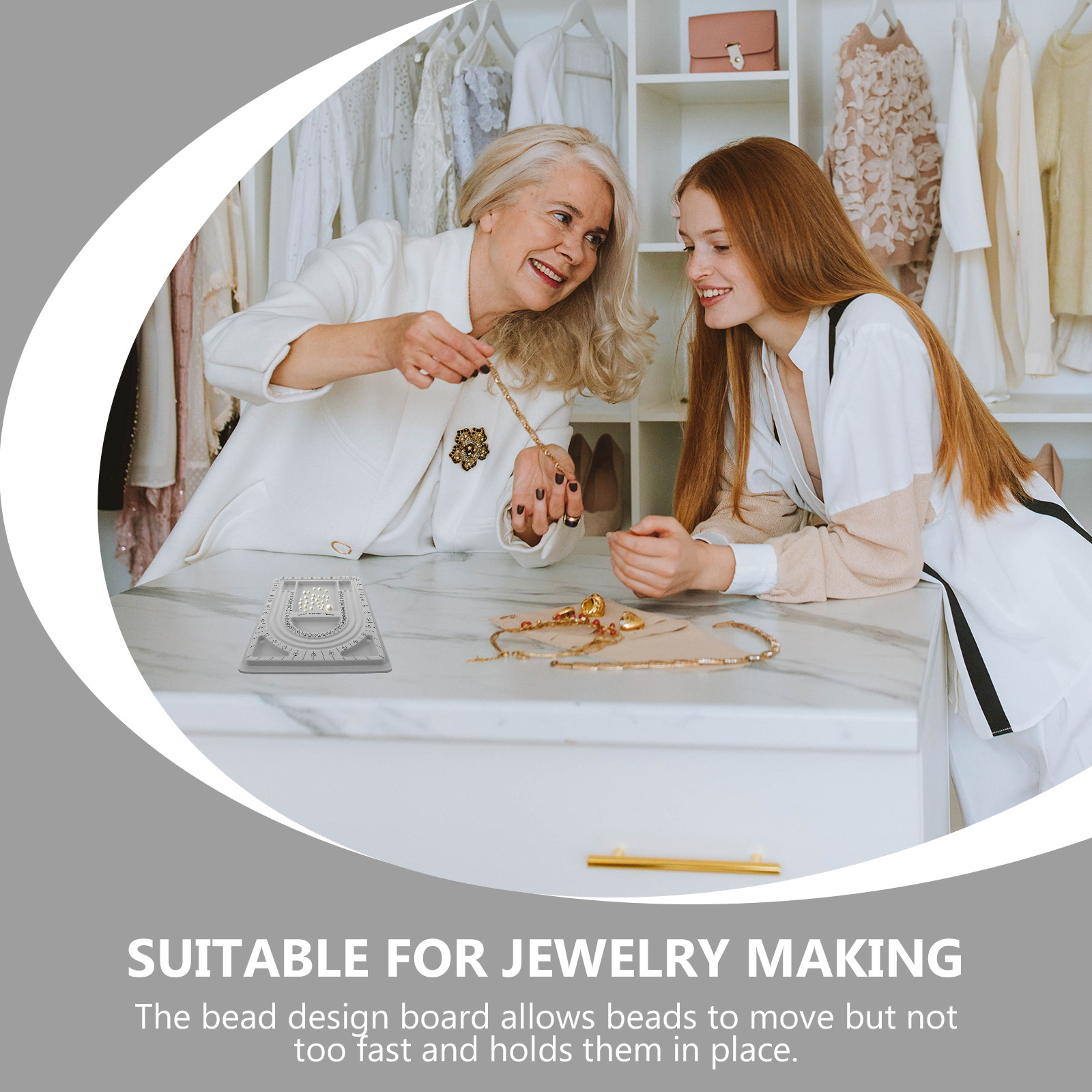 2 Buah Papan Desain Manik-Mani - Jewelry Making With Beads ulasan dan harga