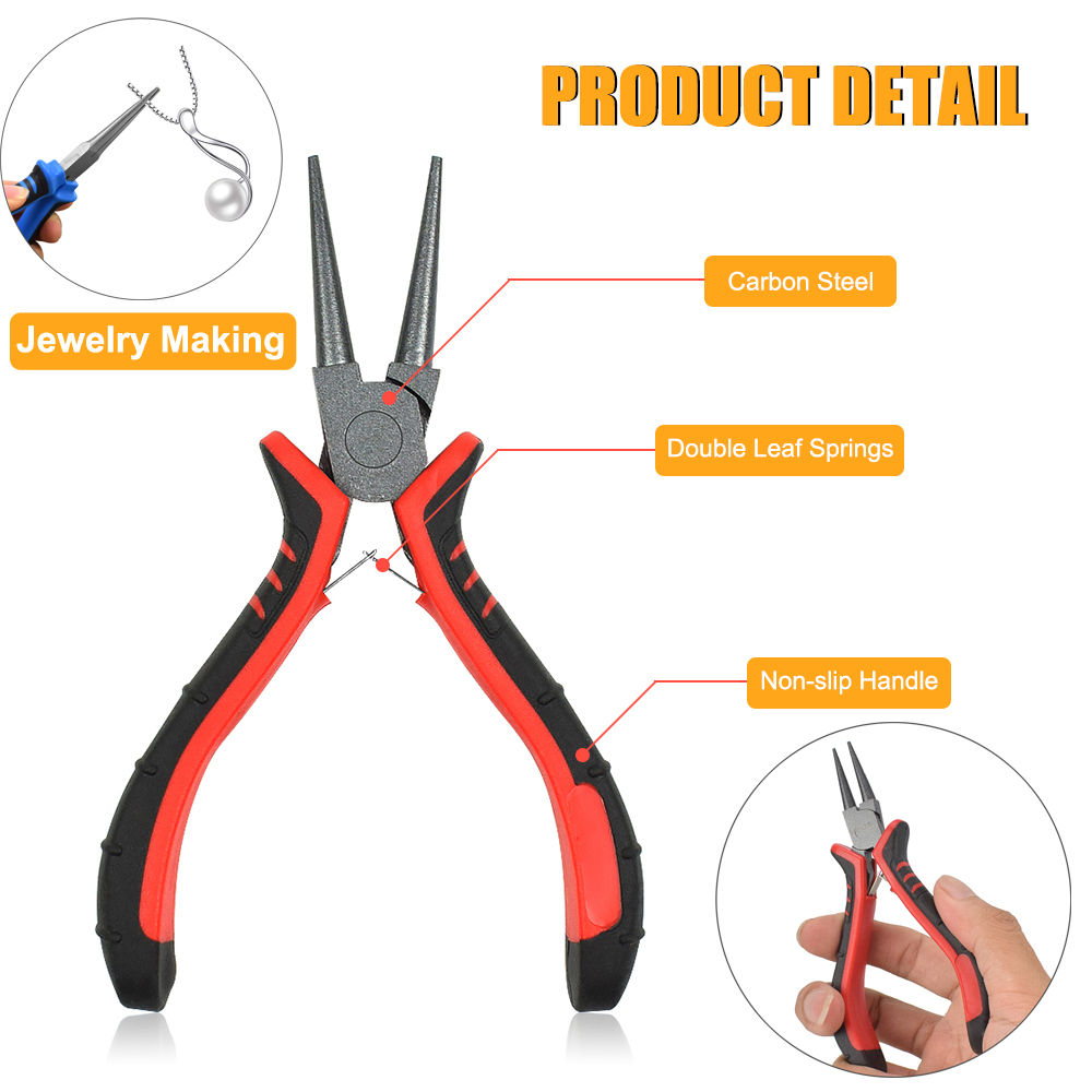 NEWACALOX tang Mini 4.5 inci 8 - Jewelry Making Pliers Set ulasan dan harga