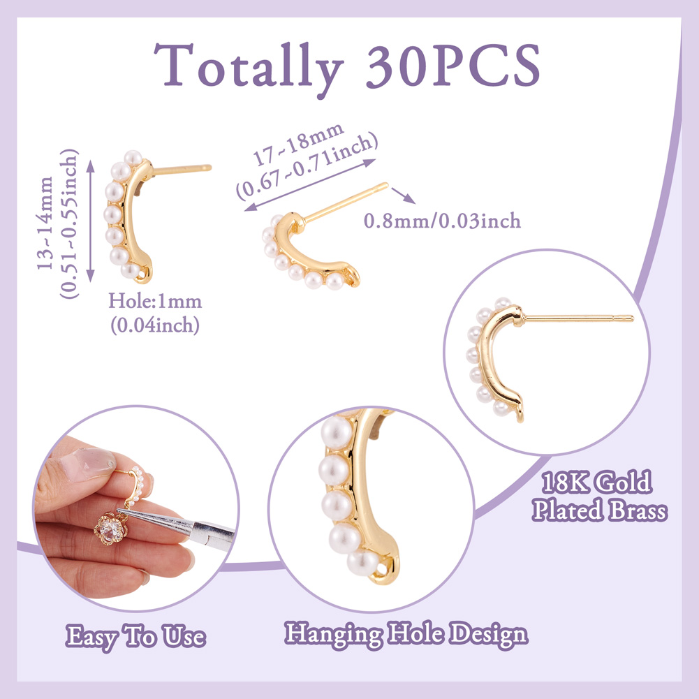 30 buah bahan anting-anting ku - Jewelry Making Set ulasan dan harga