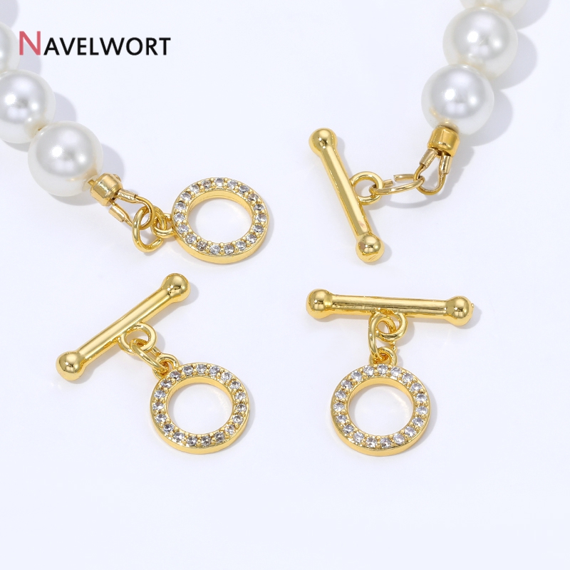 Konektor Kancing Emas 18K Lapi - Jewelry Making Items ulasan dan harga